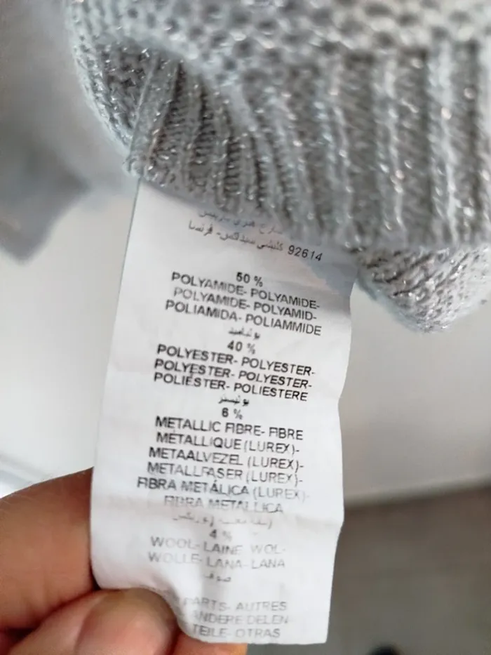 Pull gris clair - photo numéro 4