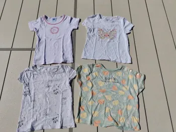 Lot tee shirts fille 5 ans
