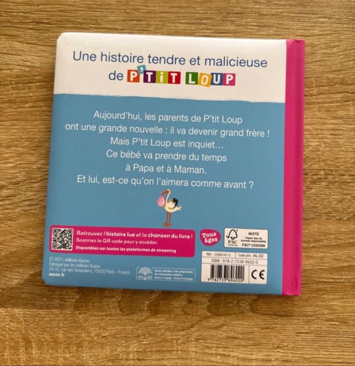 Livre P’tit loup • Devient grand frère - photo numéro 2