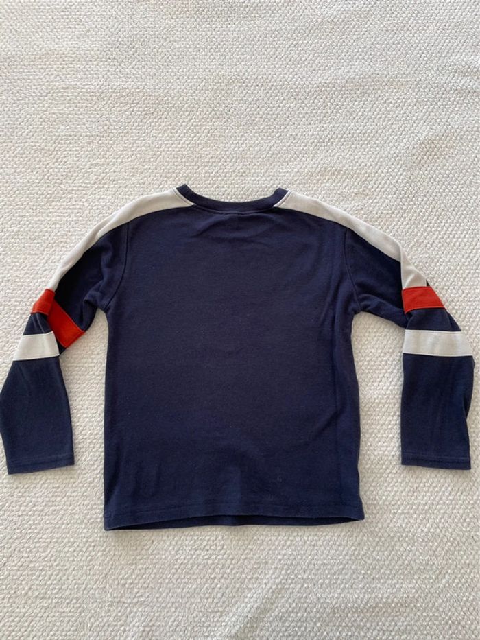 T-shirt à manches longues garçon bleu marine Ma boutique plus 5 ans - photo numéro 4