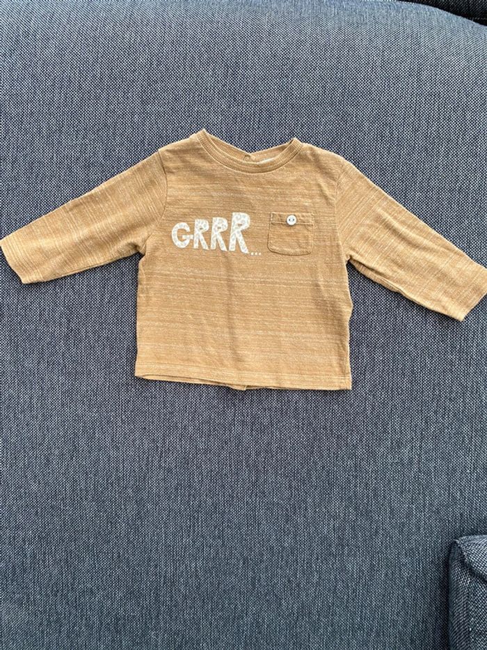 Tee-shirts Kiabi 6 mois Grrr