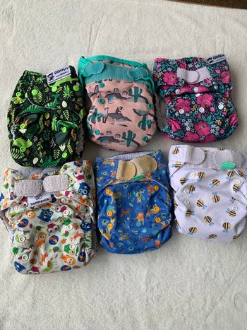 Lot couches lavables TE1