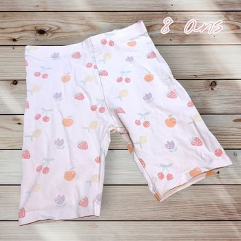 🍓🍍 cycliste à motifs fruits – fun & confort – 8 ans Kiabi 🍍🍓