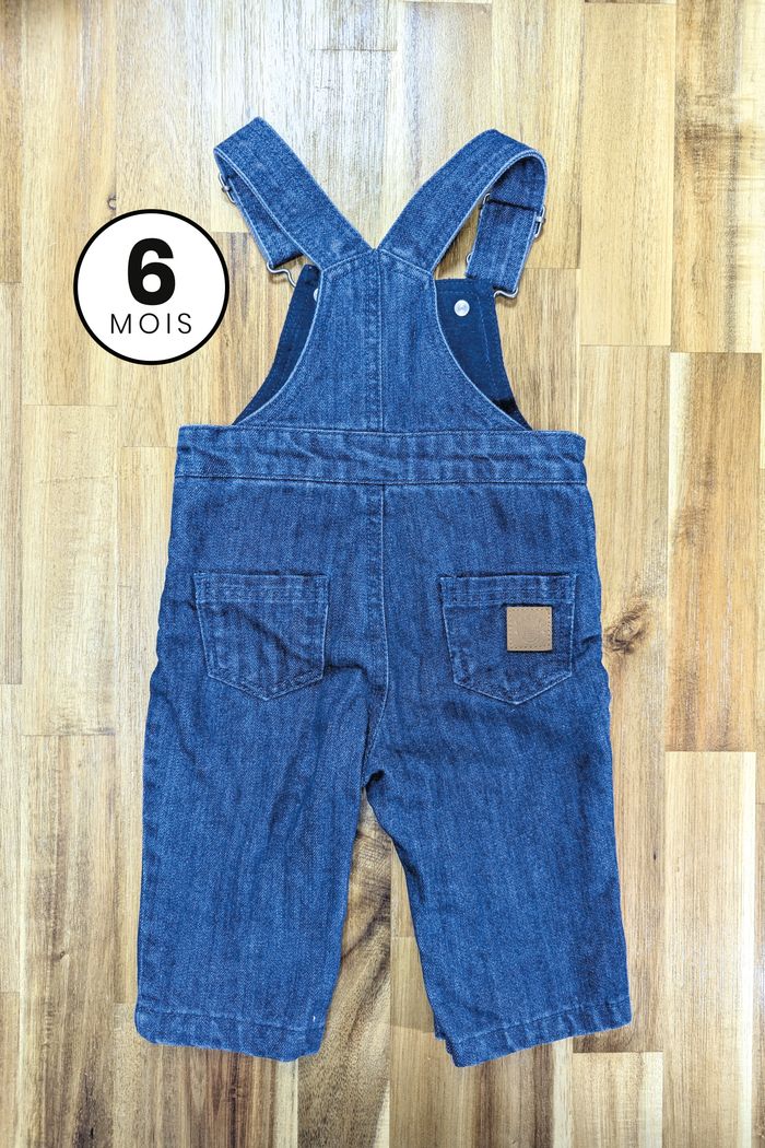 Salopette jeans doublé - Renard - Creeks 6 mois - photo numéro 2