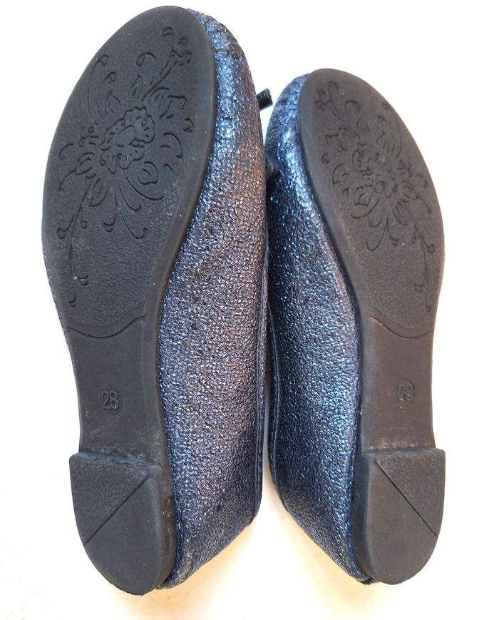 BALLERINES BLEU PAILLETE - POINTURE 28 - YOUNG SPIRIT - photo numéro 2