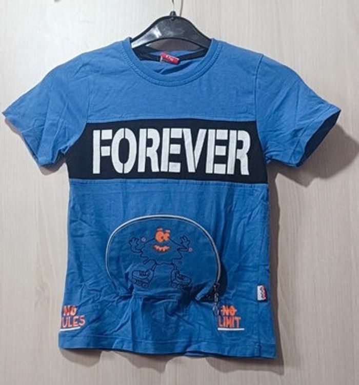 T shirt bleu 6 ans