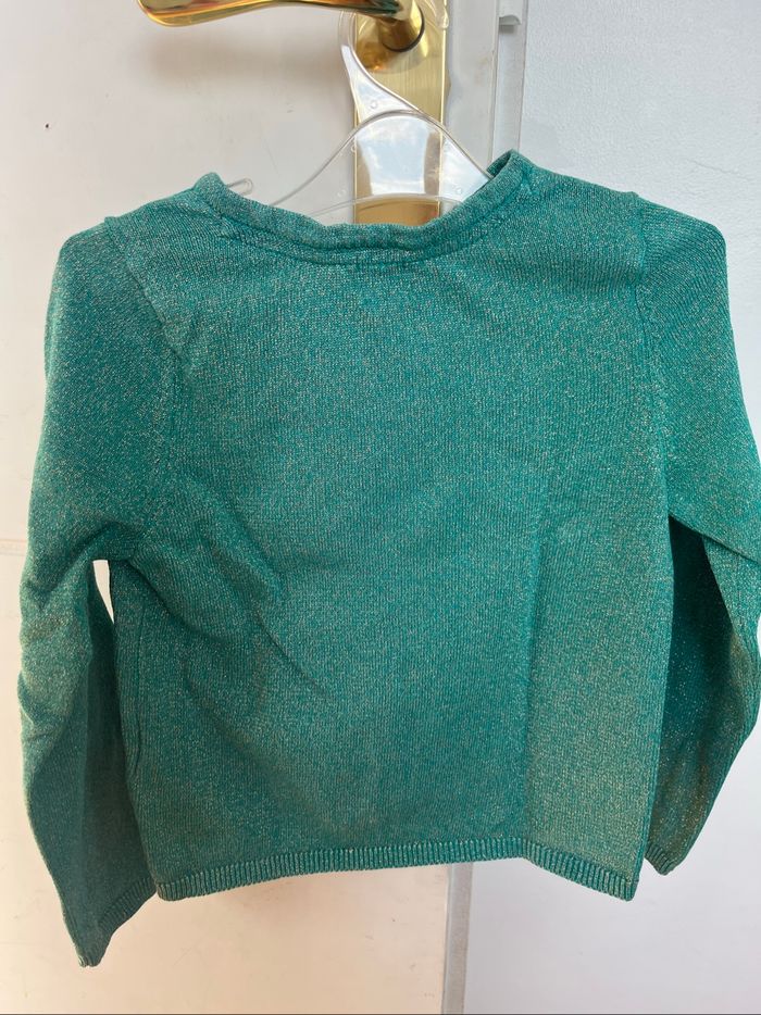 Gilet Kiabi vert à  paillettes - photo numéro 3