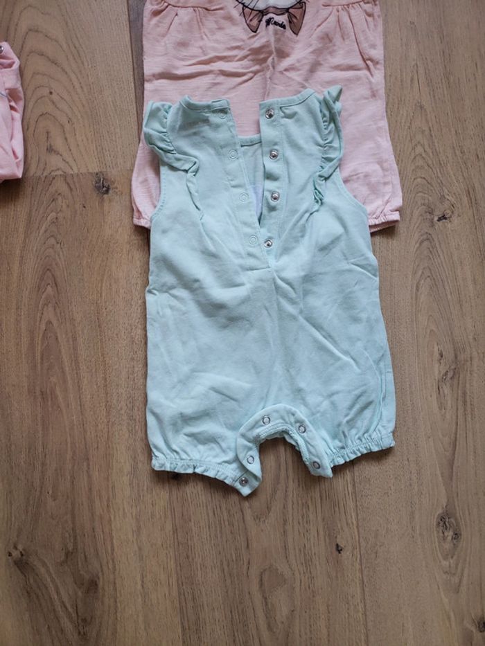 Lot de 3 combi shorts Orchestra 6 mois 67 cm - photo numéro 7