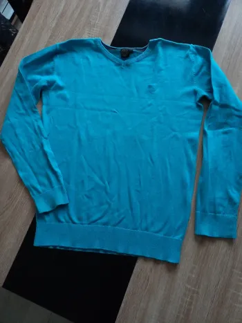 Pull garçon bleu 14 ans