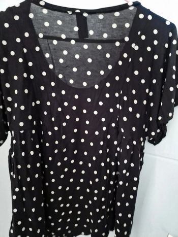 T shirt fluide H&M à pois