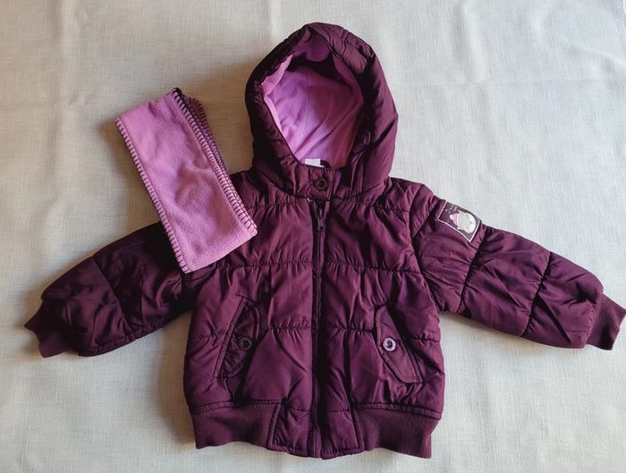 Doudoune fille + écharpe - photo numéro 2