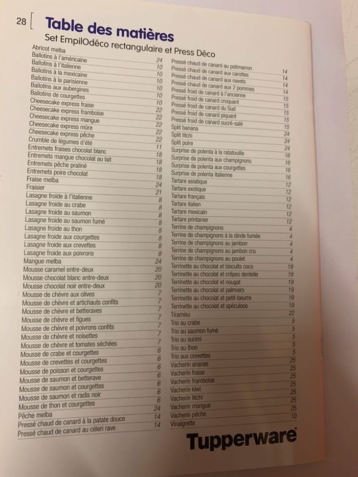 Livret recettes Tupperware - photo numéro 2