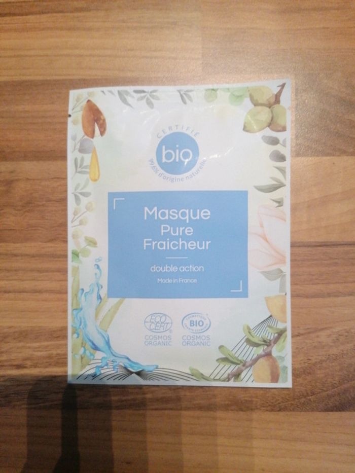 Masque Pure fraîcheur bio
