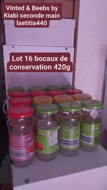 16 Bocaux de conservation
