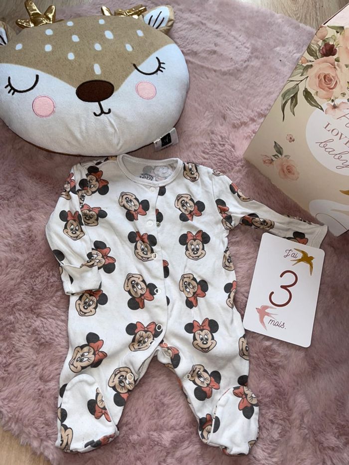 Lot de 2 Pyjama Minnie léger 3 mois - photo numéro 2