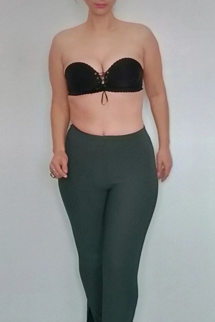 Fuseau / leggings vert Zara taille 38 - photo numéro 2