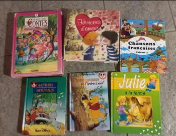 350 - Lot 6 livres