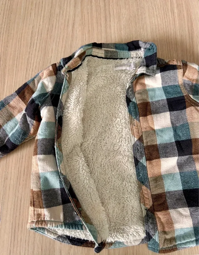Chemise à carreaux pour garçon - photo numéro 2