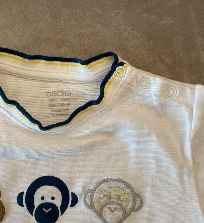 🌀tee shirt Obaibi 18 mois - photo numéro 4