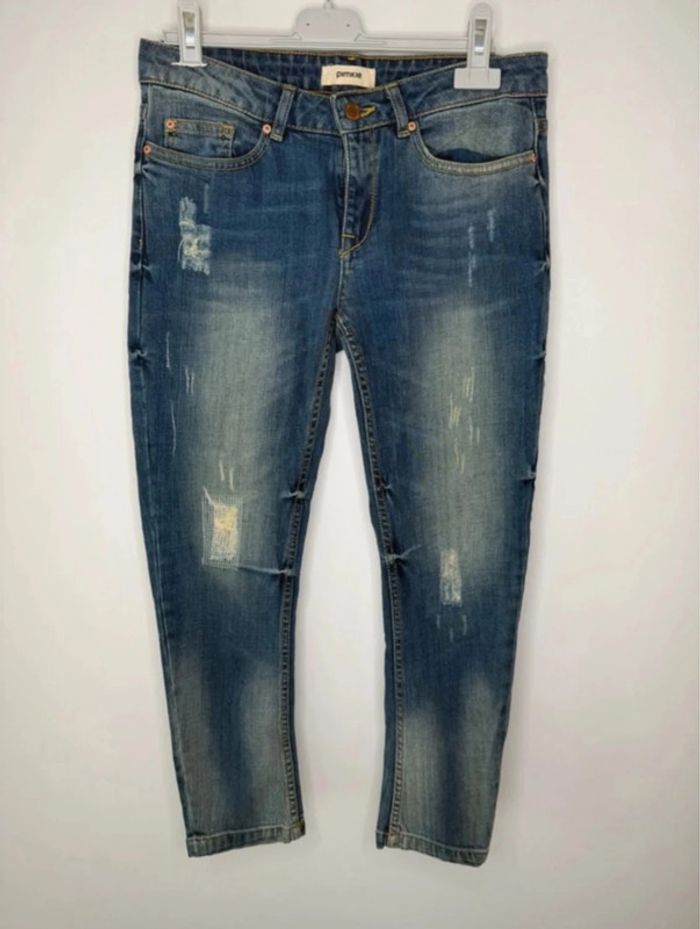 🦋 Jeans Taille Basse Pimkie / foncé T/XS 🦋 - photo numéro 2