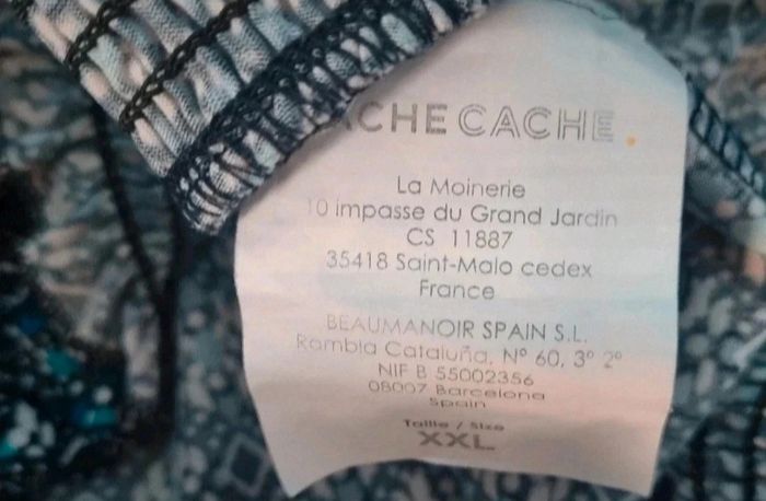 Blouse bleu à motifs 2xl - photo numéro 6