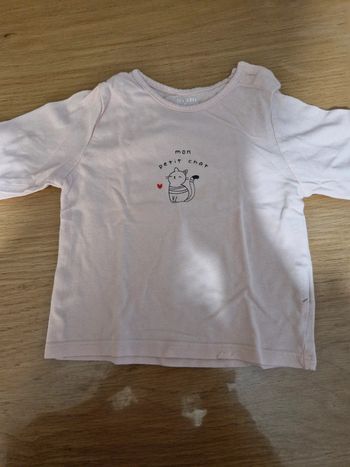 Tee shirt manches longues 12 mois