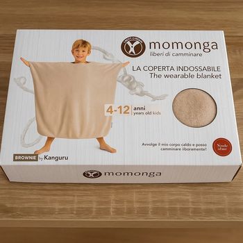 🧸 Momonga – Couverture à porter pour enfant (4 à 12 ans)