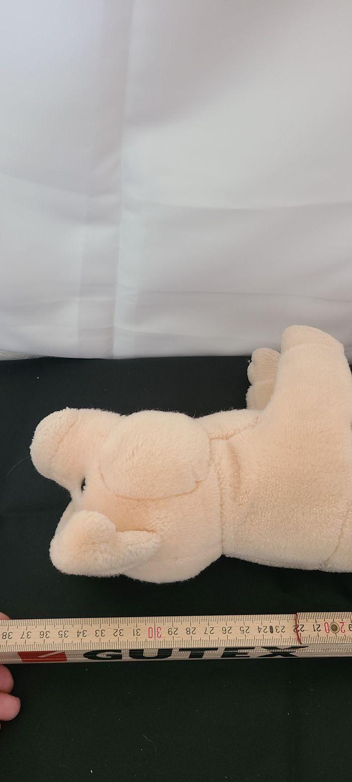 Peluche TY Beanie Buddy 11" Wilbur le cochon Charlotte's Web Beanbag 2006 à la retraite - photo numéro 2