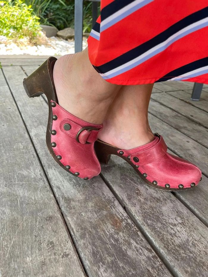 Sabots vintage Elisabeth Stuart