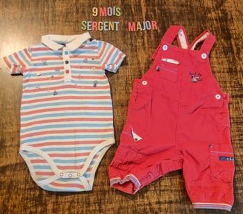 Ensemble 2 pièces été 9 mois