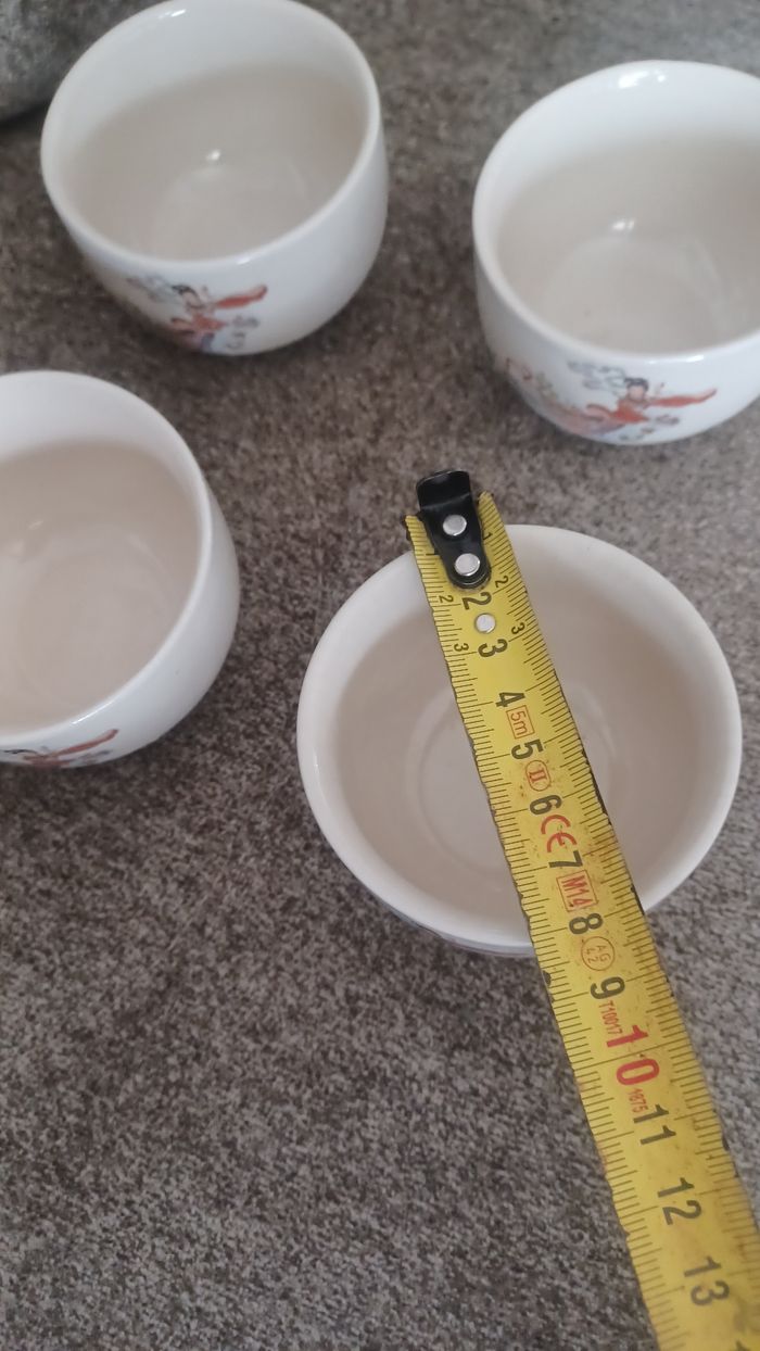 Lot de 4 bol motifs femme chinoise neuf - photo numéro 5