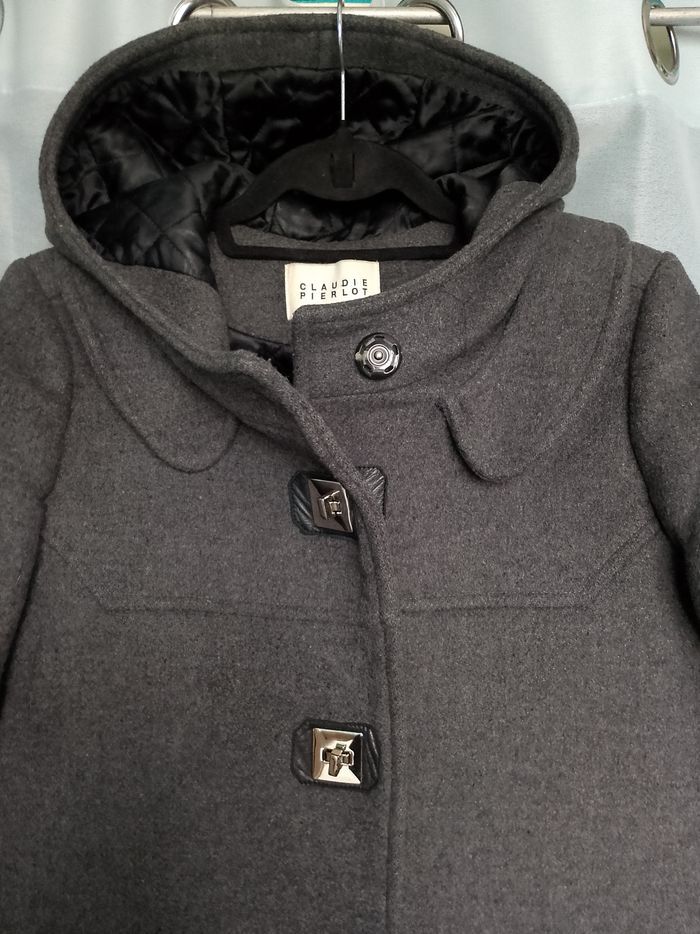 Manteau en laine vierge Claudie Pierlot - photo numéro 4