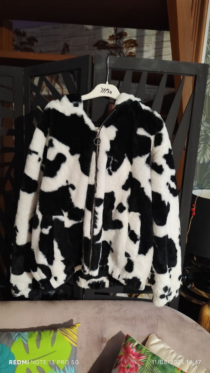Blouson taches vache