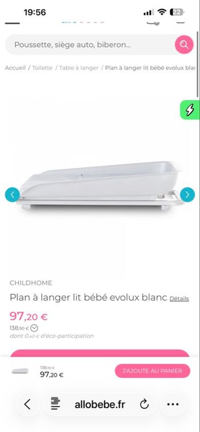 Plan à langer childhome - photo numéro 2