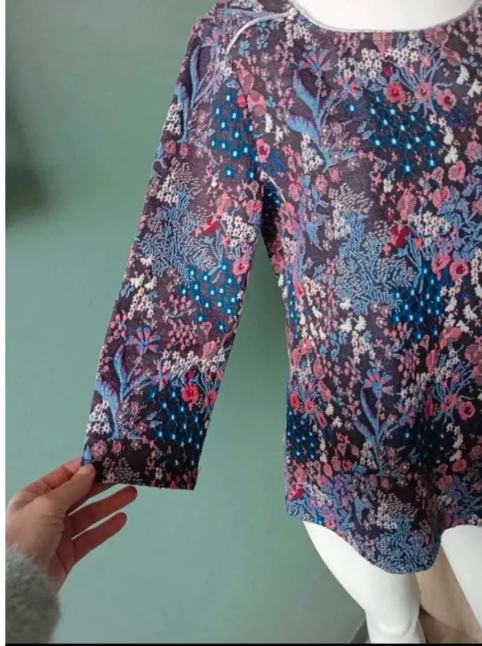 Blouse  fleurie  36 - photo numéro 5