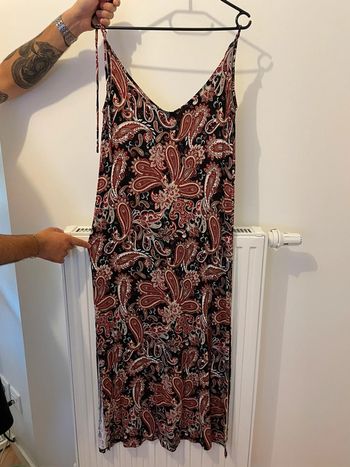 Robe longue fluide imprimé