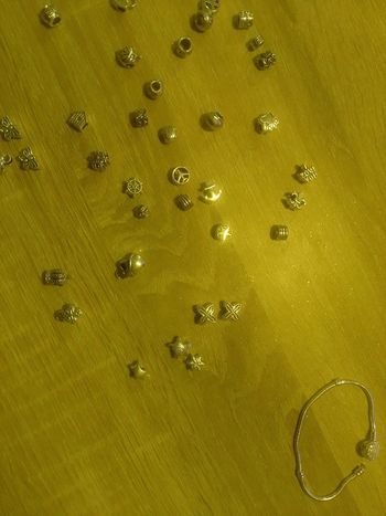Bracelet souple + 3charms