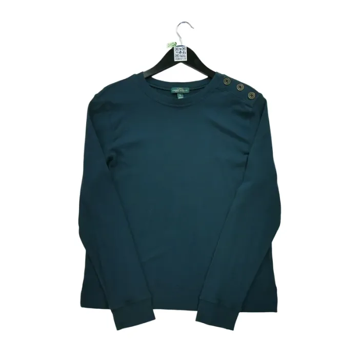 Ralph Lauren T-shirt manches longues Femme Taille Xl Marine #Qwe0120