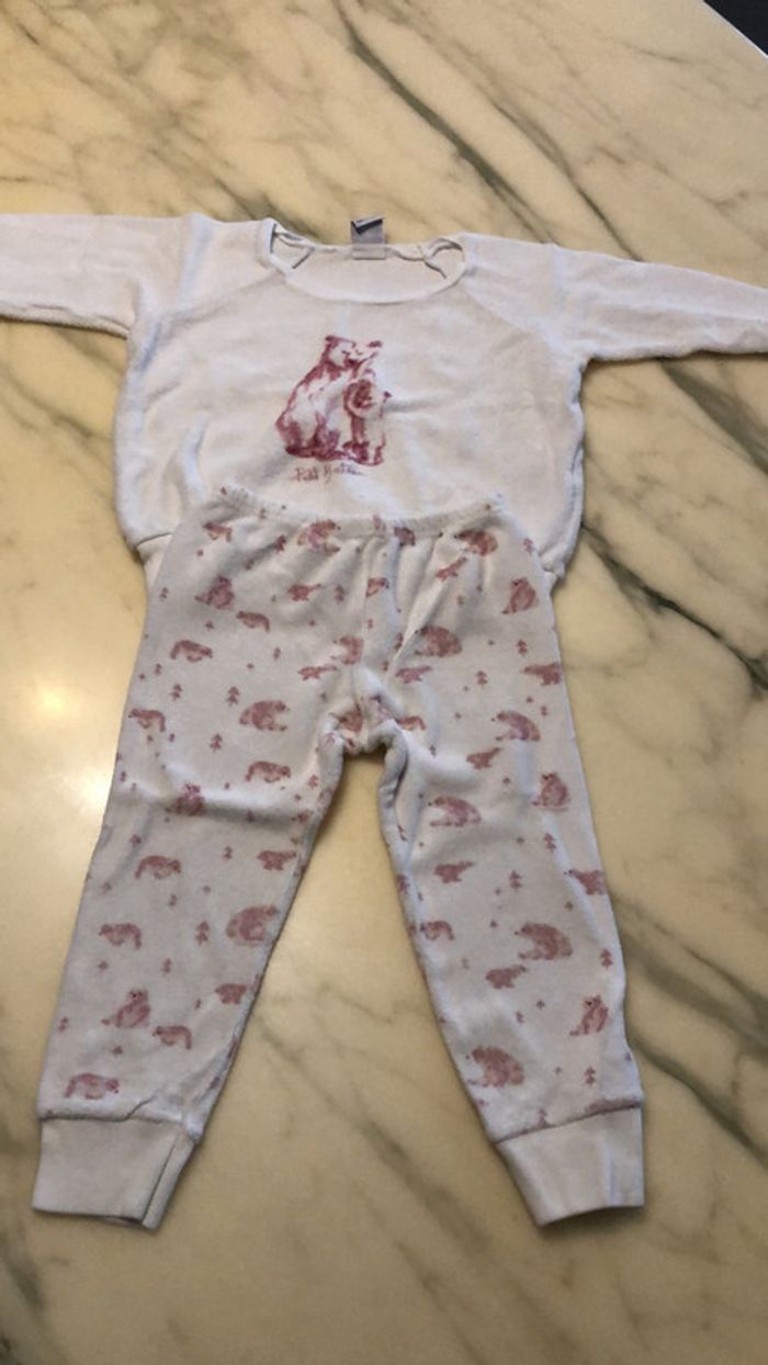 Pyjama petit bateau taille 2 ans