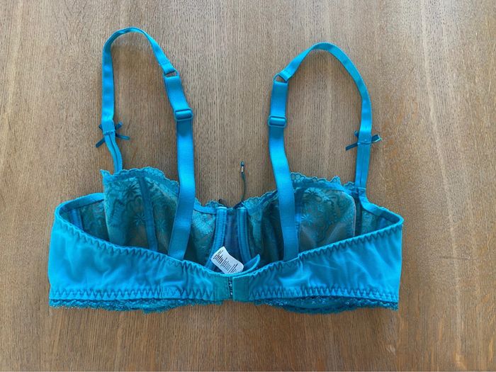 Soutien-gorge dentelle turquoise Antinea 90D - photo numéro 2