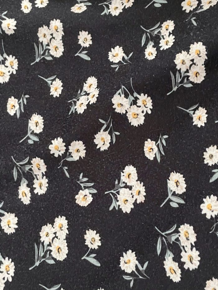 robe fleuri noir et blanc - photo numéro 2
