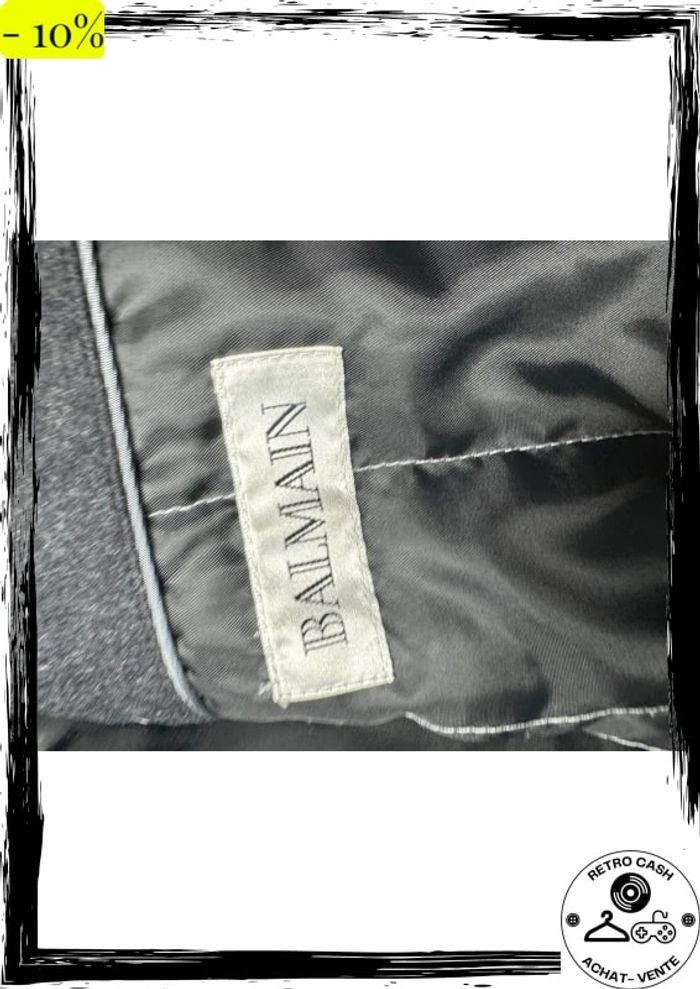 Veste Longue Pierre Balmain Paris taille 52 - photo numéro 5