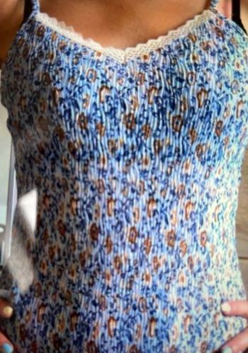 Débardeur motifs fleurs 38/40