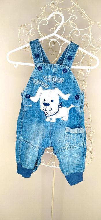 Salopette chien 1 mois