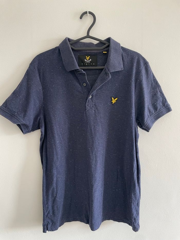 Polo Lyle & Scott bleu - photo numéro 2