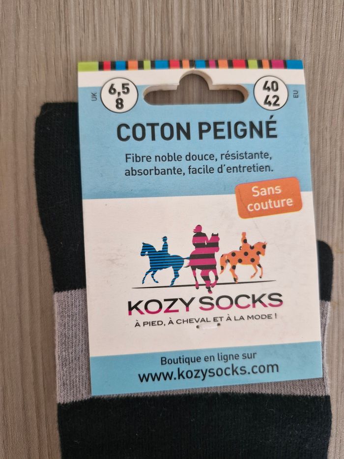 Chaussettes montantes équitation - photo numéro 2