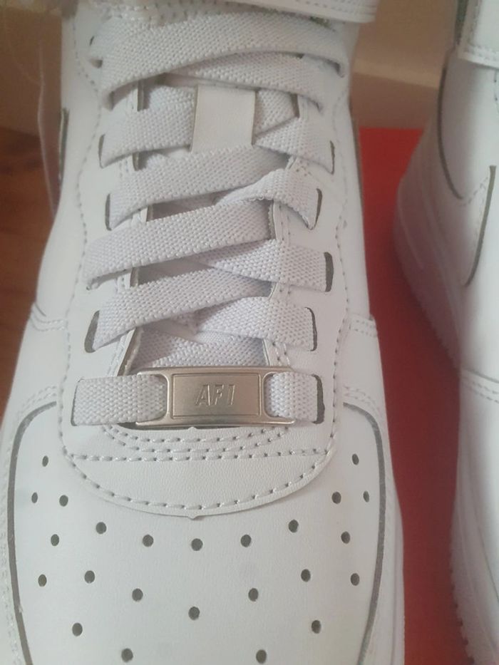 Nike Air Force 1 Mid "full white"(36) - photo numéro 7