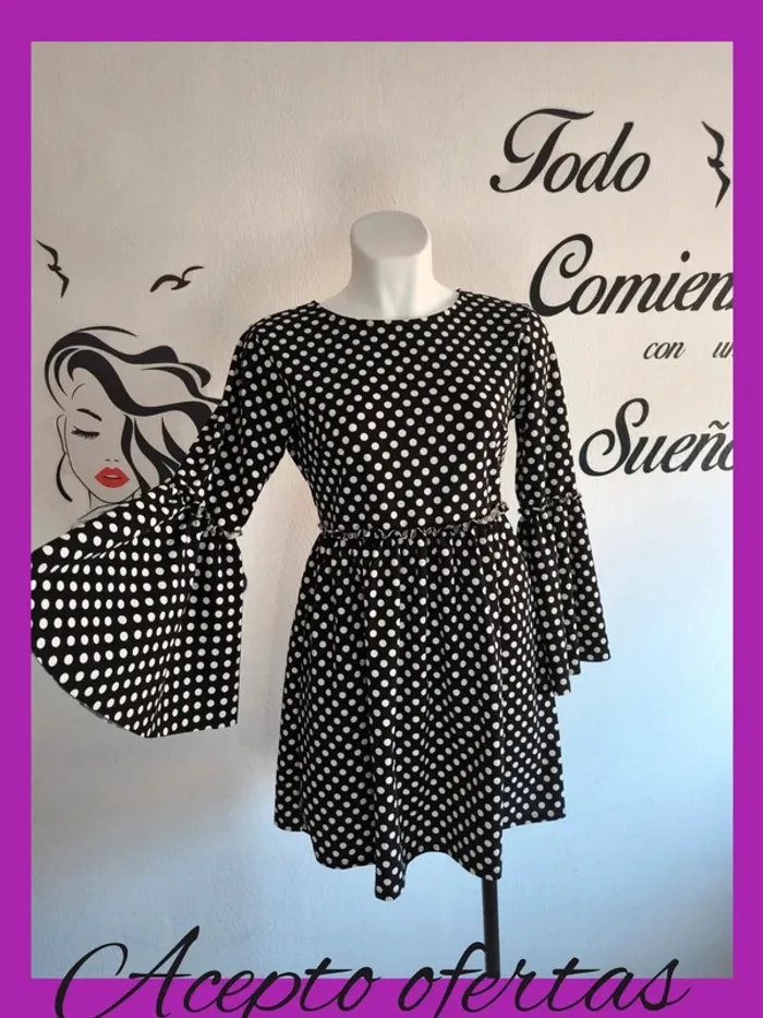 Espectacular vestido de lunares 😍 - photo numéro 2