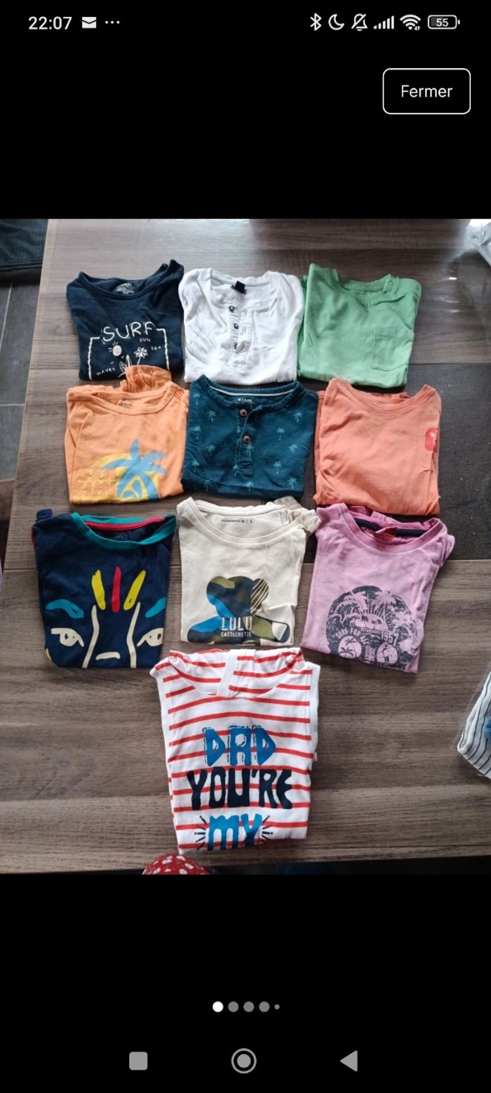 Lot de 10 tee shirts 3 ans