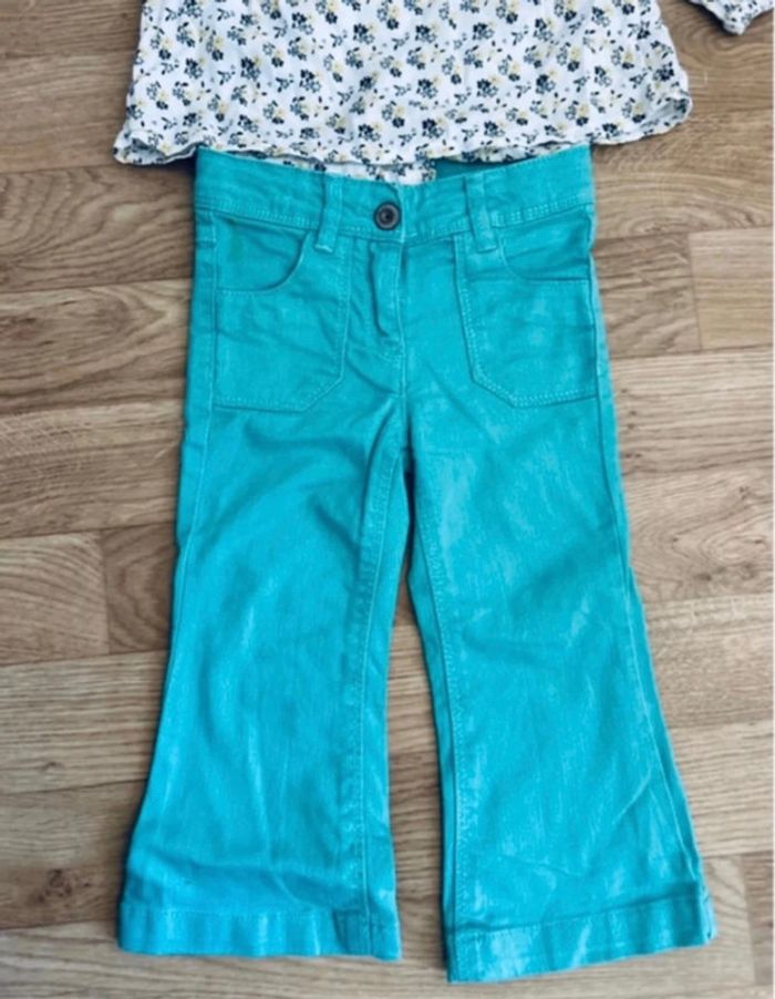 Joli ensemble fille 18-24mois frais de saison vertbaudet tao - photo numéro 2